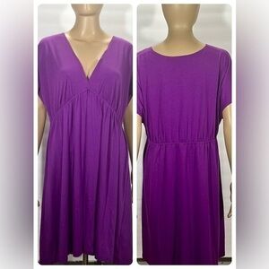Faded Glory PURPLE MINI DRESS SIZEi XL